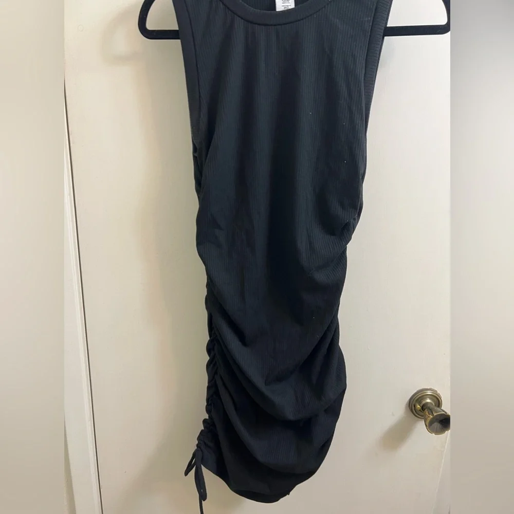 Imagenation RACER NECK RUCHED MINI DRESS - Picture 4 of 6
